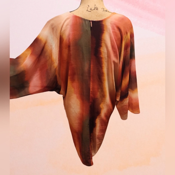 MSRP$375 Los Angeles Golshifteh Dress in Jaipur Ombre. Size M/L. NWT - Picture 8 of 12